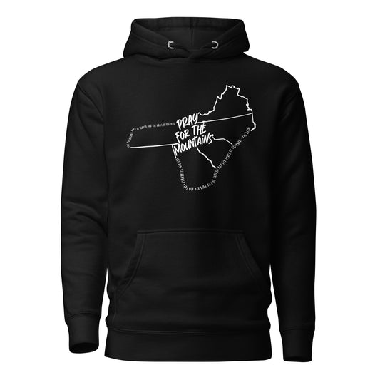 PRAY FOR THE MOUNTAINS OUTLINE - Unisex Hoodie