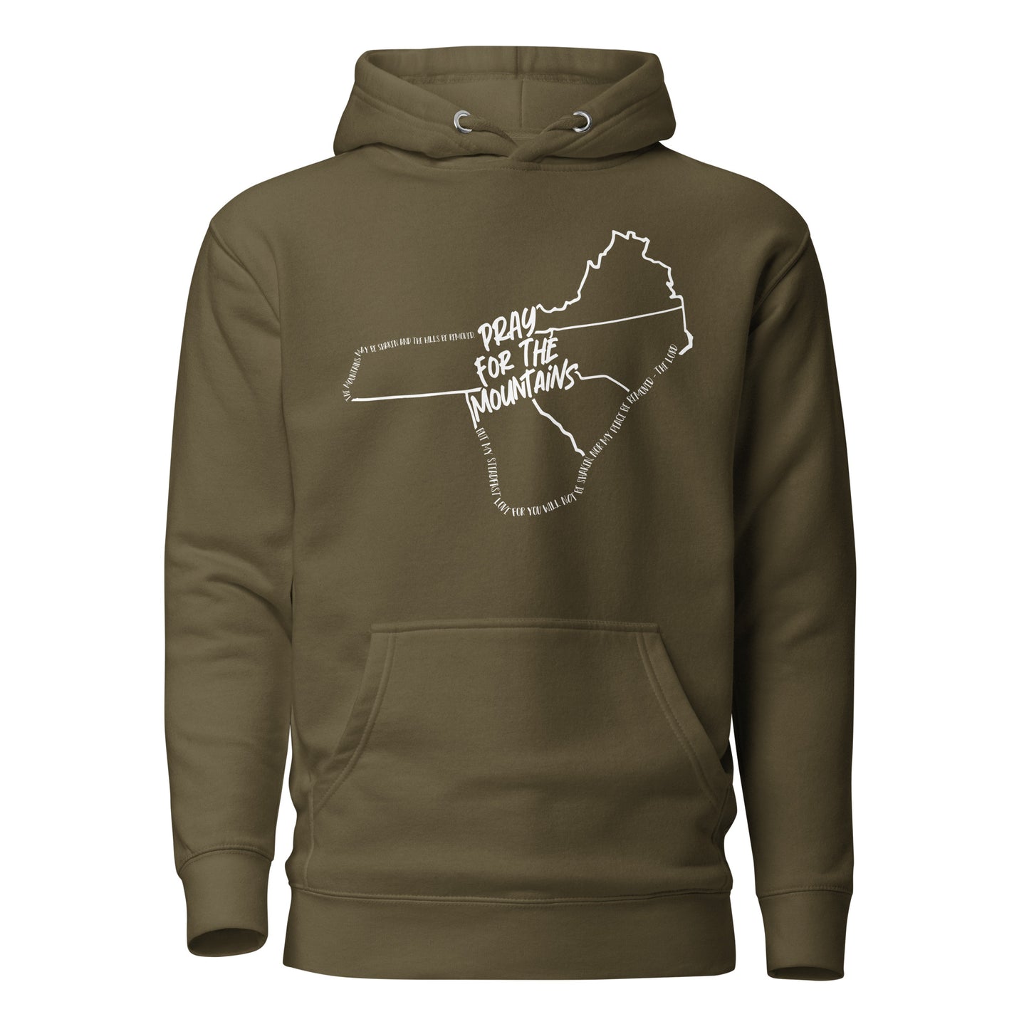 PRAY FOR THE MOUNTAINS OUTLINE - Unisex Hoodie