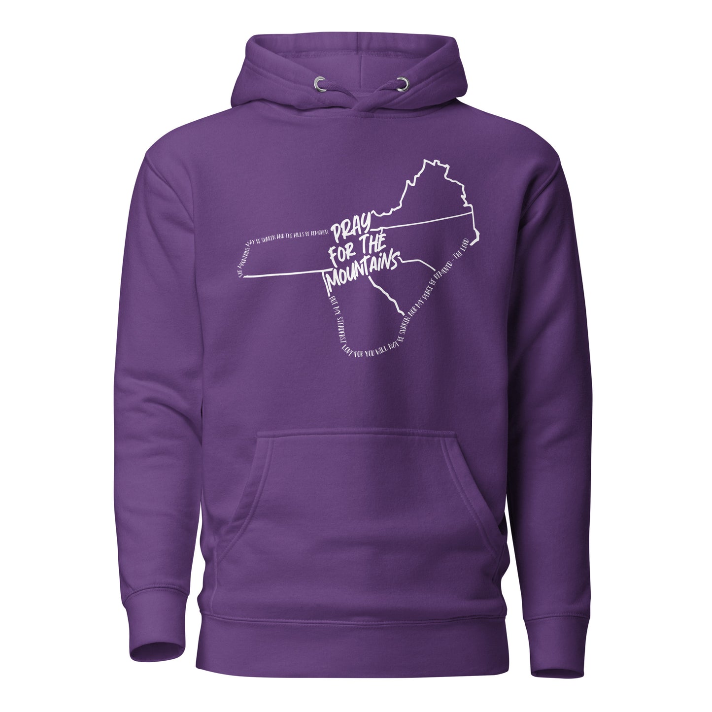 PRAY FOR THE MOUNTAINS OUTLINE - Unisex Hoodie