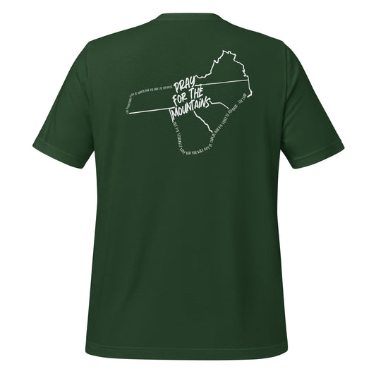 PRAY FOR THE MOUNTAINS OUTLINE - Unisex tee