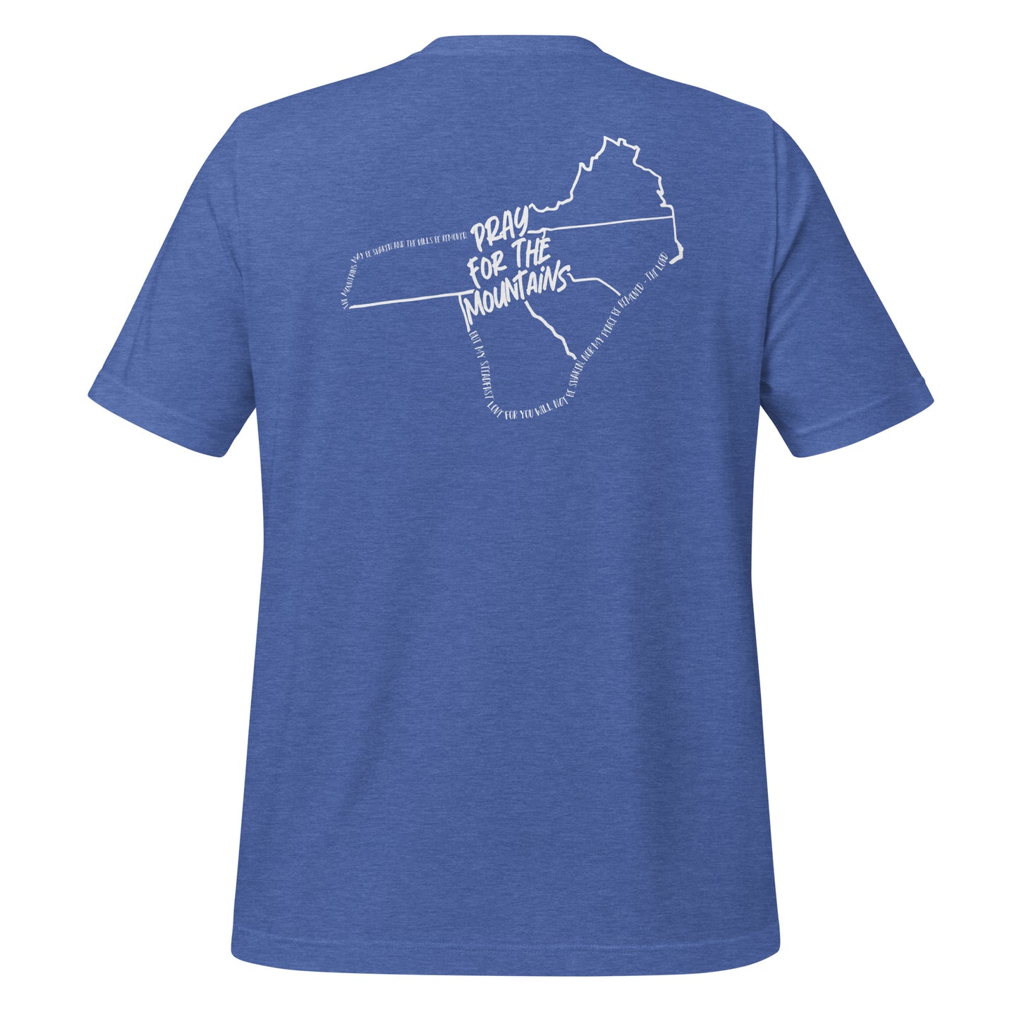 PRAY FOR THE MOUNTAINS OUTLINE - Unisex tee