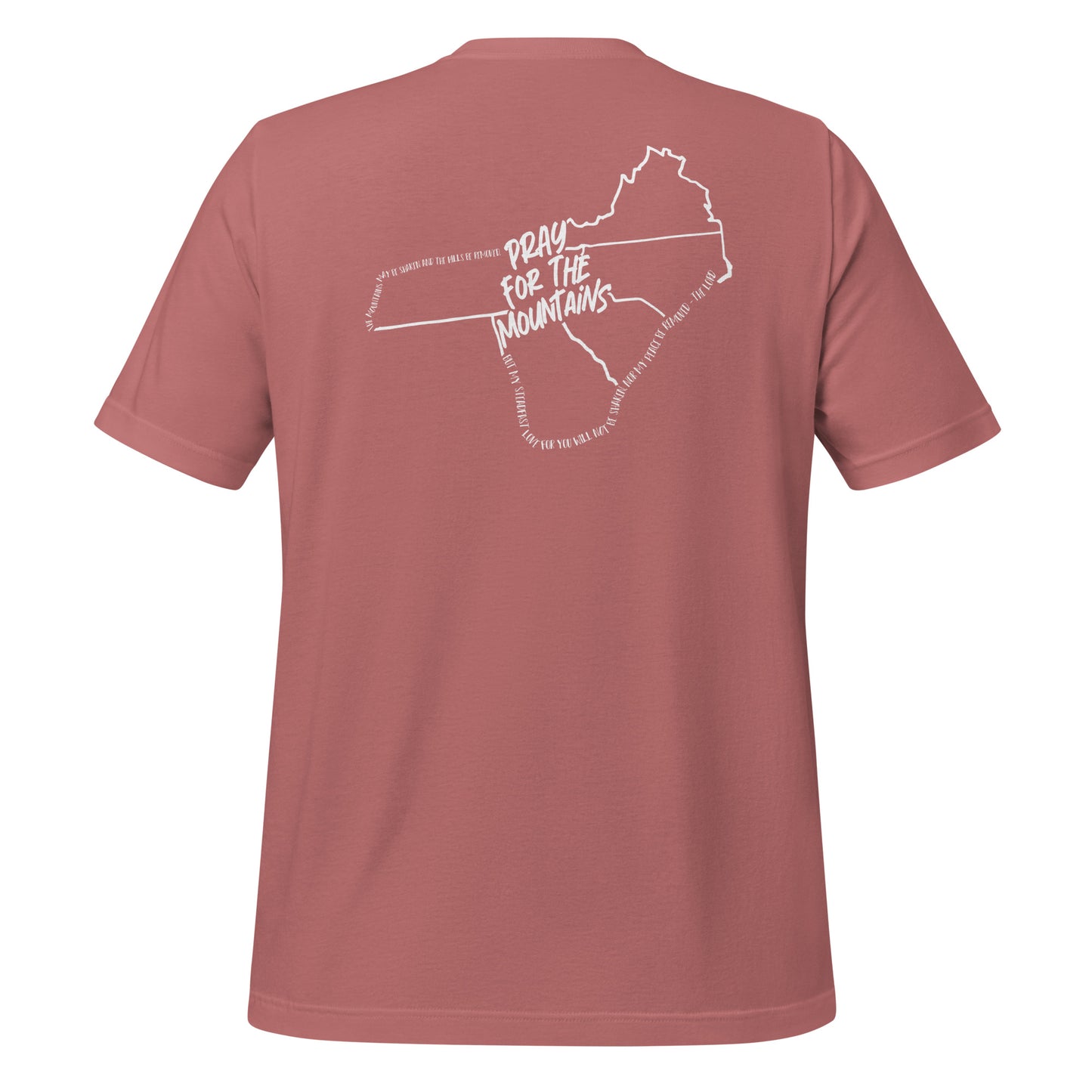 PRAY FOR THE MOUNTAINS OUTLINE - Unisex tee