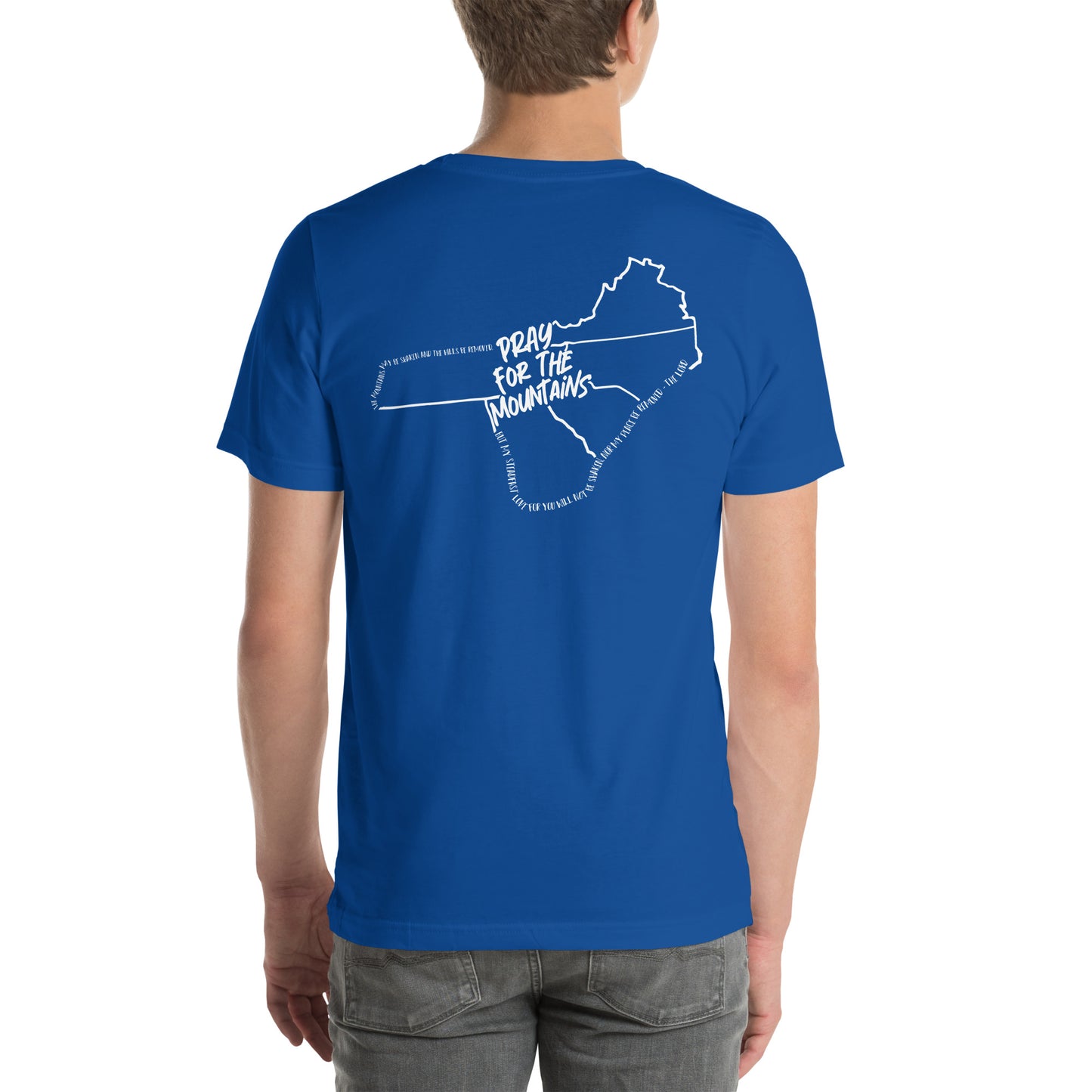 PRAY FOR THE MOUNTAINS OUTLINE - Unisex tee